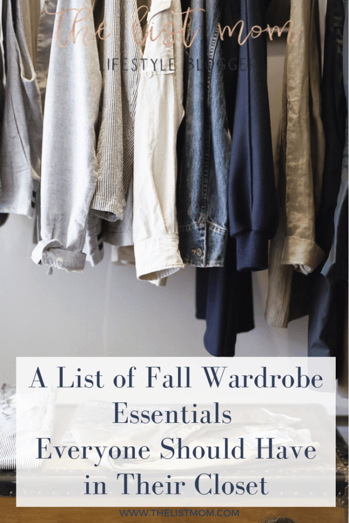 A List of Fall Wardrobe Essentials Every Mom Should Have in Her Closet